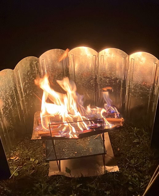 焚火　sotosotodaus