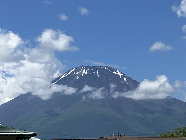 最後の最後に富士山が見えた