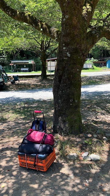 ここをキャンプ地とする(青野原オートキャンプ場)