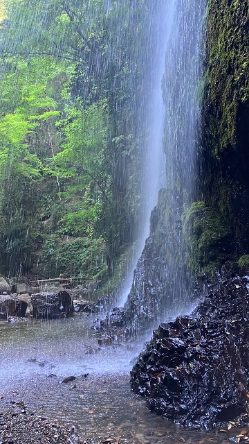 大滝のすぐ近く