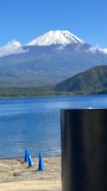 洪庵キャンプ場での最初のコーヒー