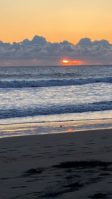 初日の出 海から