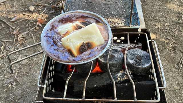 お雑煮代わりのぜんざい
