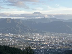 富士山はすぐに雲に隠れる